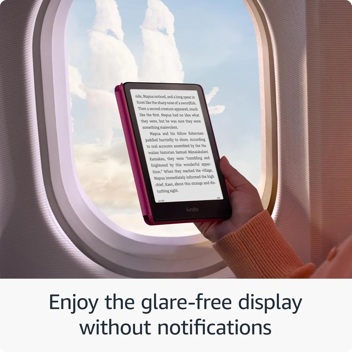 All-new Amazon Kindle Paperwhite (16 GB)  Our fastest Kindle ever, with new 7" glare-free display, and weeks of battery life  Raspberry   3 Months of Kindle Unlimited (with auto-renewal)