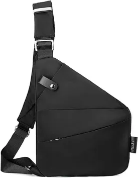 Anti Theft Travel Bag for Women Men, 2025 Slim Sling Multi-pocket Crossbody Travel with Adjustable Strap