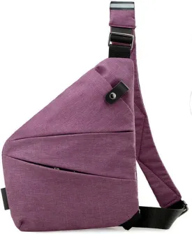 Anti Theft Travel Bag for Women Men, 2025 Slim Sling Multi-pocket Crossbody Travel with Adjustable Strap