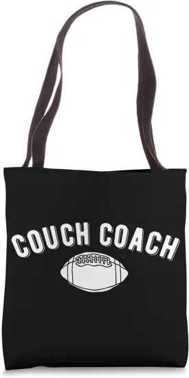 Football Couch Coach Retro Funny Athletic Coach Tote Bag