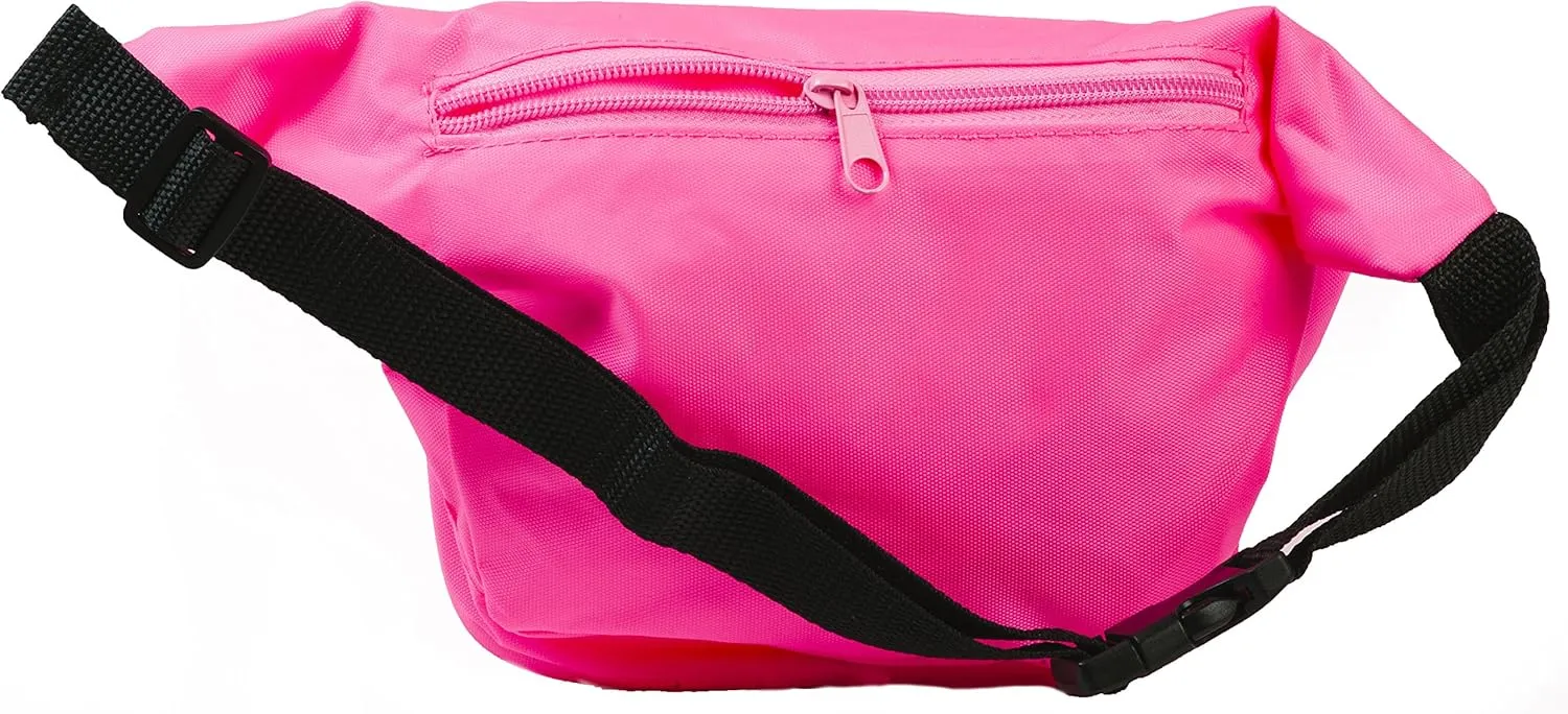 Funny Guy Mugs Plain Fanny Pack, Neon Pink