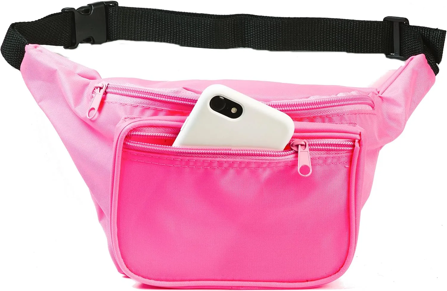 Funny Guy Mugs Plain Fanny Pack, Neon Pink