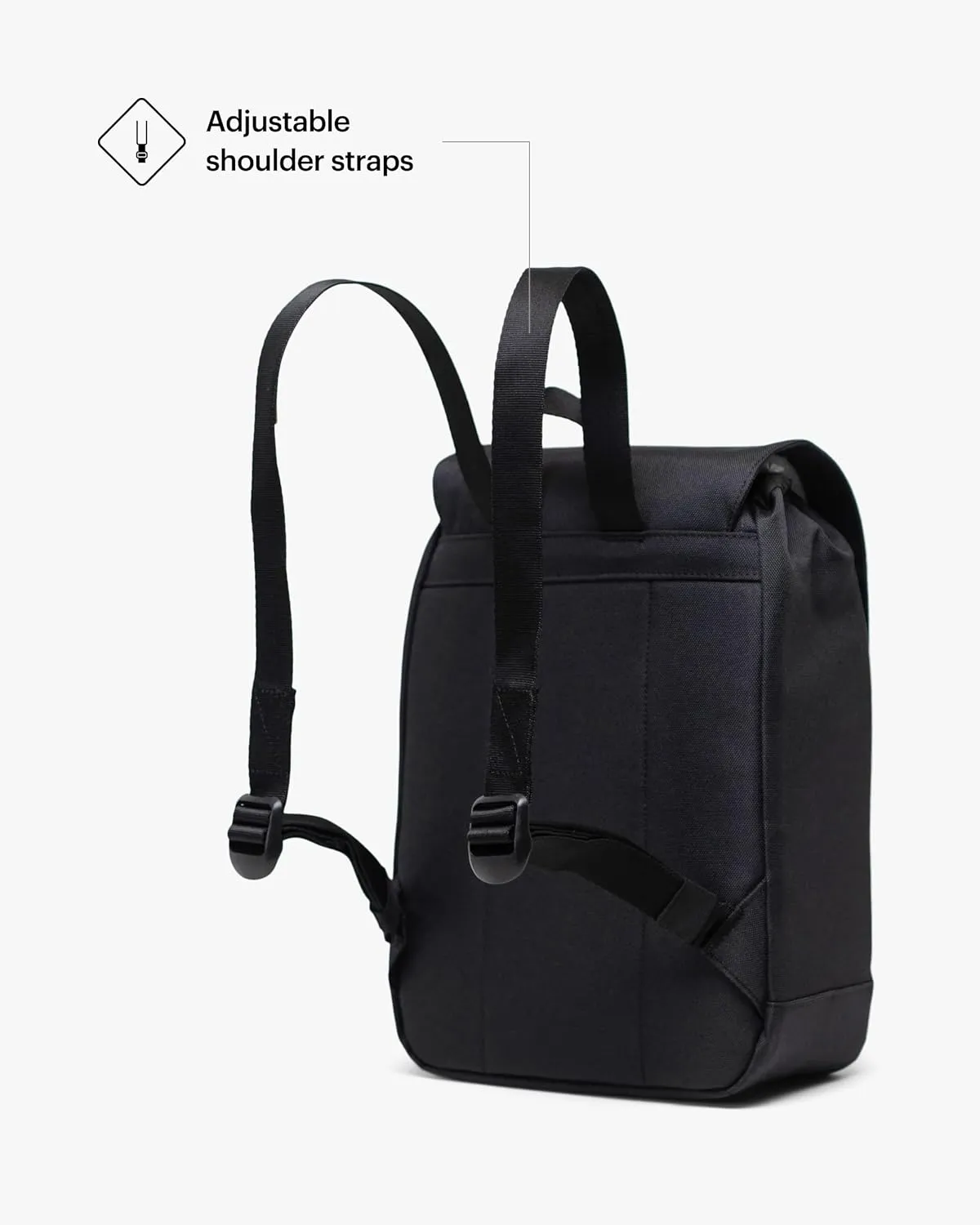 Herschel Supply Co. Retreat Backpack, Black Tonal (Limited Edition), Mini-10L