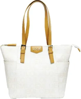 LOEM Classic signature Print golden logo trapezoid shoulder Bag tote