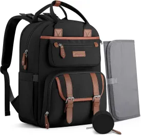 Maelstrom Diaper Backpack, 30L Black