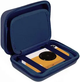 Navitech Blue Travel Hard Case Compatible With Polaroid Everything Box Hi Print Bluetooth Photo Printer