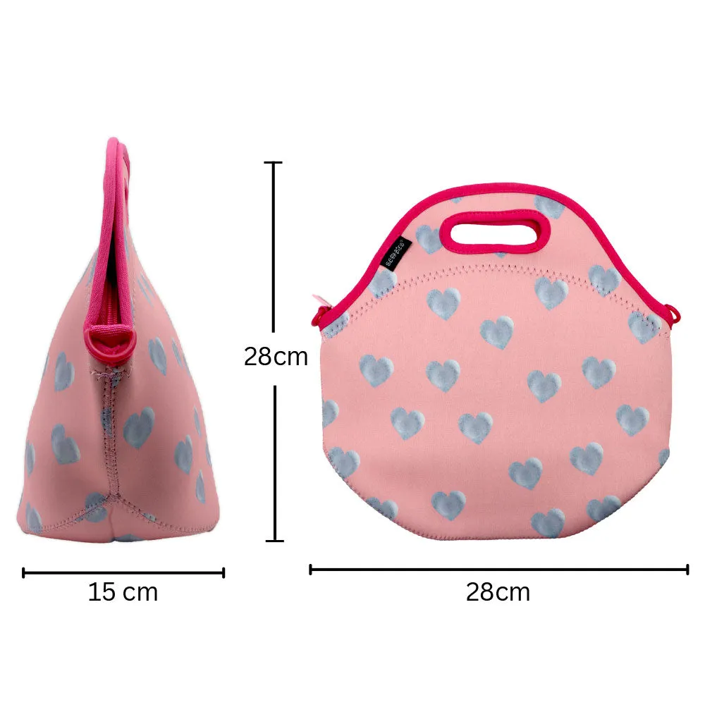 Neoprene Lunch Bags - Heart