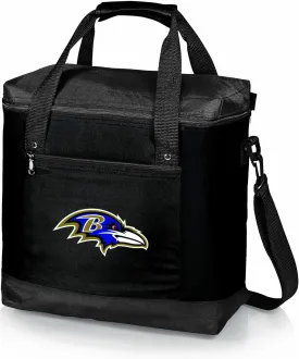 PICNIC TIME NFL Montero Tote Cooler Bag - Soft Cooler Bag - Picnic Tote, (Black)