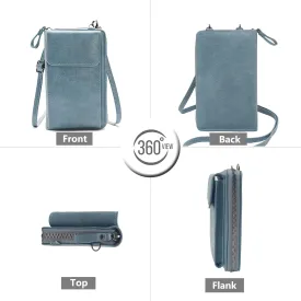 PORT&LOTUS Crossbody Bags for Women Cell Phone Purse Wallet Ladies Small Women's Handbags PU Leather Shoulder Card Holder