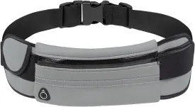 Slim Running Belts for Women, Waterproof Fanny Pack for Men,Phone Holder for Running,Reflective Waist Bag for Women,Runners Belt Pouch,Money Belt,Waist Pack for Workout Running Travel Camping