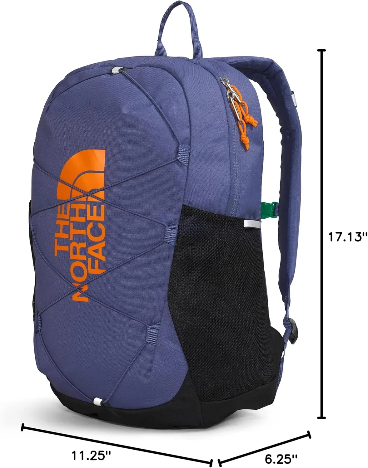 THE NORTH FACE Teen Court Jester Backpack, Cave Blue/TNF Black/Mandarin, One Size