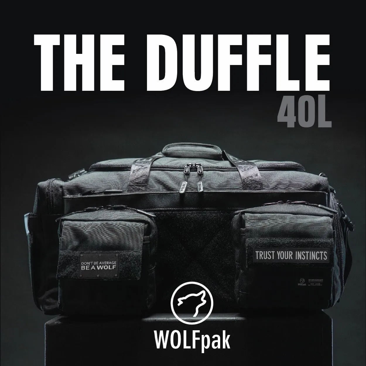 WOLFpak 40L Duffle Bag (Ultimate Alpha Black)