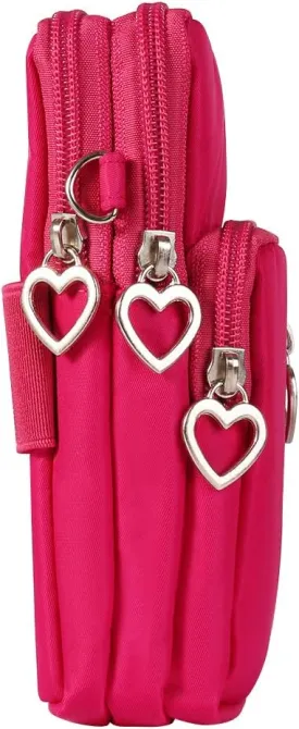 Women Small Crossbody Phone Bag Cell Phone Purse Shoulder Pouch Armband Wallet Case Handbag for iPhone Samsung Google Pixel